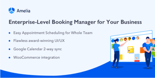 Amelia – Enterprise-Level Appointment Booking WordPress Plugin