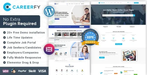 Careerfy – Best Job Board WordPress Theme | GPLHaven