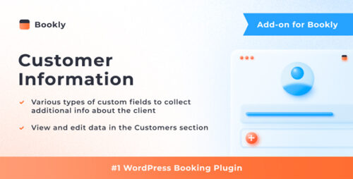 Bookly Customer Information (Add-on) gplhaven